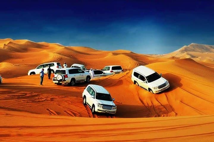 Desert Safari Dubai: Sunset Dune Bashing & Bedouin Camp Experience