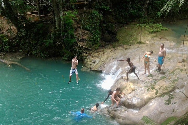 Falmouth Shore Excursion: Blue Hole Swim and White River Tubing Adventure photo 3