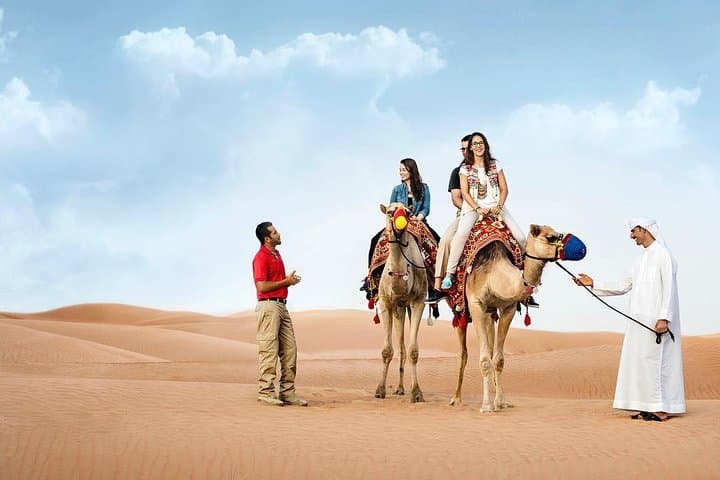 Morning Desert Safari Dubai: Dune Bashing, Camel Ride & Sandboarding