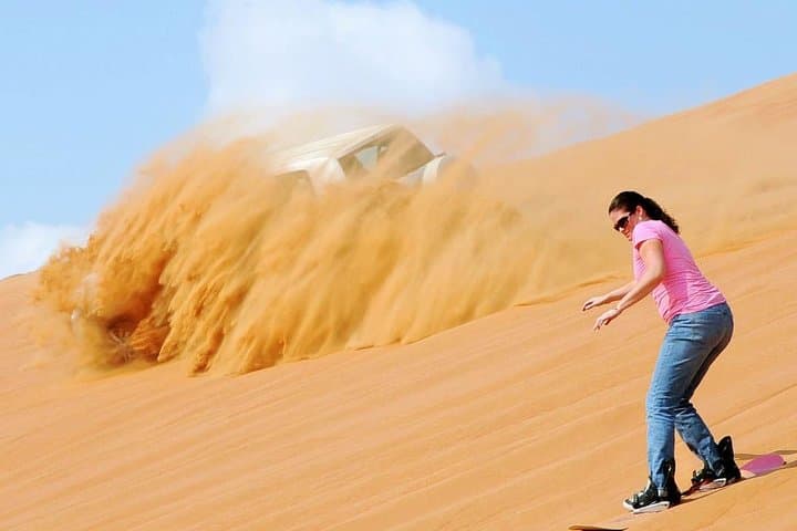 Morning Desert Safari Dubai: Dune Bashing, Camel Ride & Sandboarding photo 2