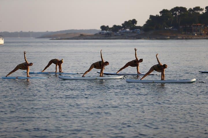 SUP Yoga in Pula: Stand-Up Paddleboard Yoga on the Adriatic photo 6