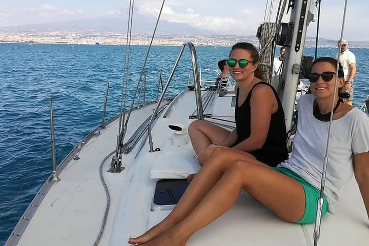 Sunset Sailing Tour Off Catania: Etna Coast & Aperitif Cruise