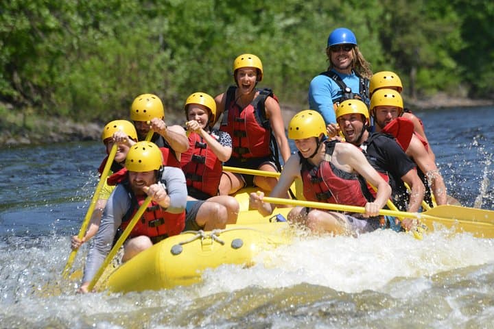 Half-Day Whitewater Rafting on the Rouge River — 5-Mile Rapids Near Mont-Tremblant