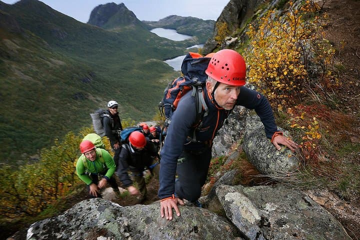 Conquer Hamarøyskaftet: A Guided Alpine Climb Overlooking Vestfjord photo 3