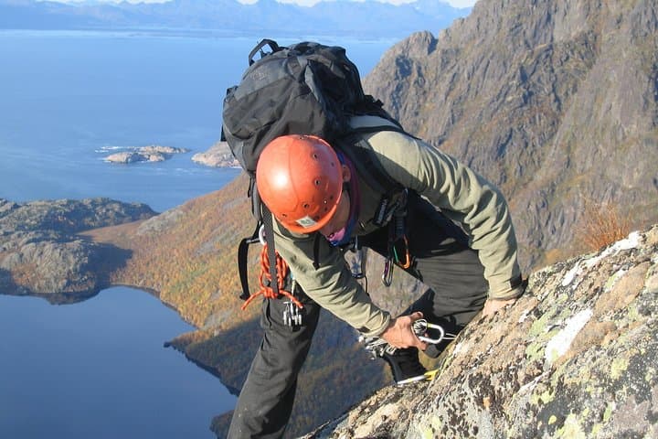 Conquer Hamarøyskaftet: A Guided Alpine Climb Overlooking Vestfjord photo 5