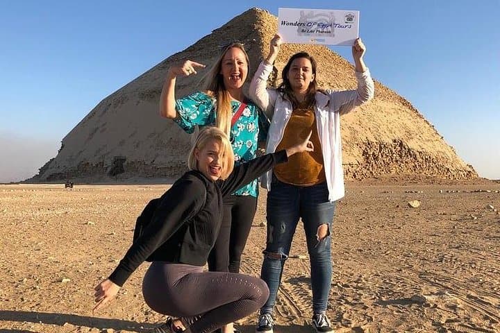 Full-Day Private Tour: Giza Pyramids, Sphinx, Saqqara & Dahshur with Egyptologist