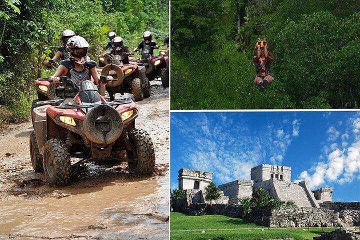 Tulum Adventure: Ruins, ATVs, Cenote Swim, Zipline & Rappel Day Trip photo 2
