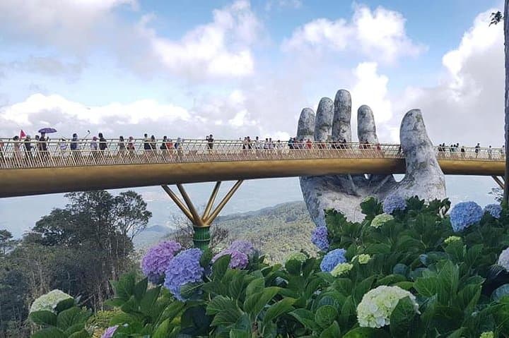 Da Nang Shore Excursion: Golden Bridge, Marble Mountains & Lady Buddha from Chan May/Tien Sa photo 2