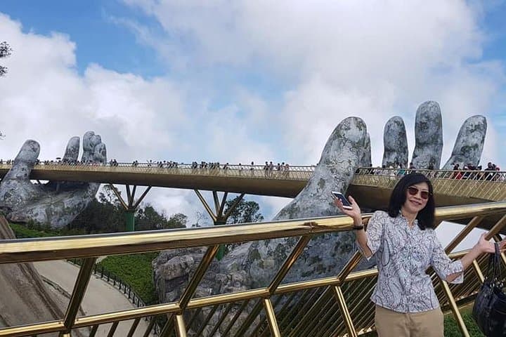 Golden Bridge, Marble Mountains & Lady Buddha: Shore Excursion from Tien Sa or Chan May photo 3