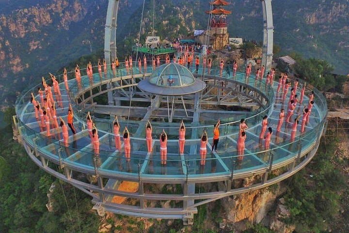 Shilinxia Glass Platform & 798 Art District: Private Day Tour from Beijing