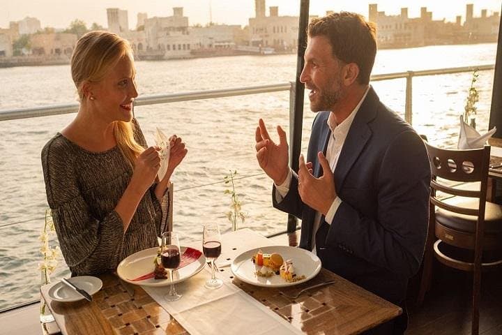 Dubai Creek Dinner Cruise: Romantic Dhow Dinner with Buffet & Hotel Transfer photo 4