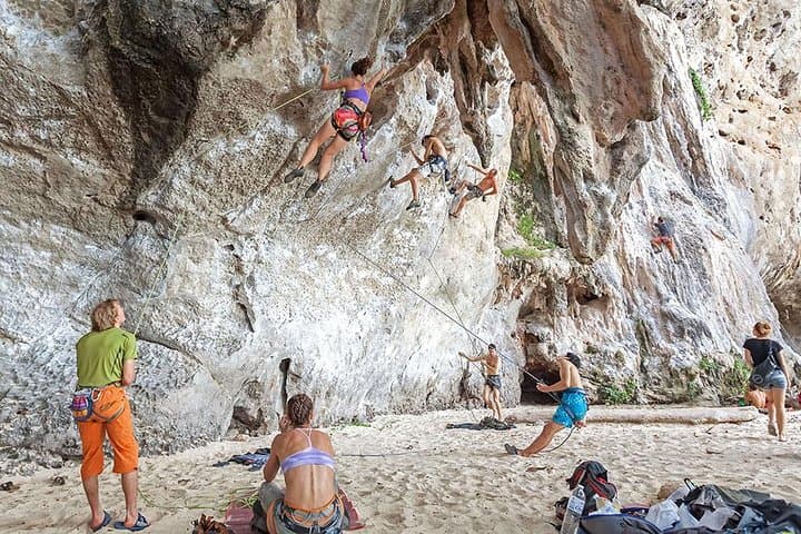 Rock Climbing at Railay Beach Krabi: Full-Day Limestone Climbing & Abseiling photo 3