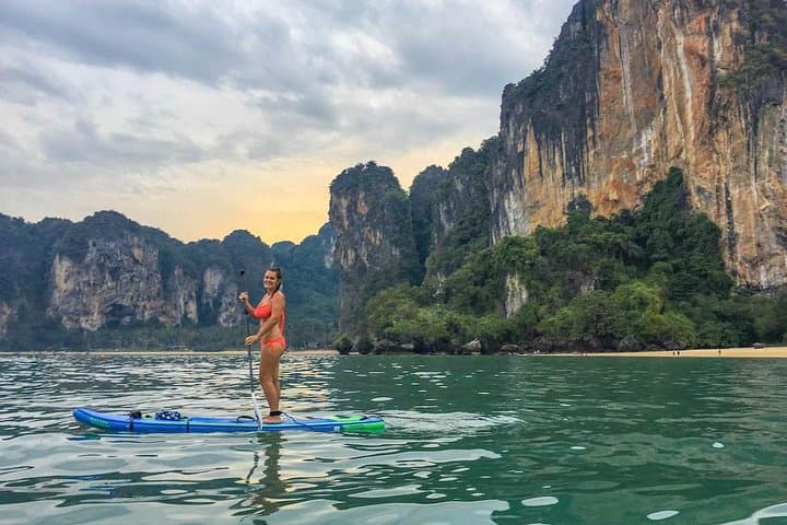 Krabi Stand Up Paddleboard Lesson: Morning SUP Class and Coastal Play