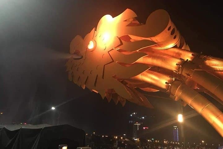 Da Nang Sunset & Night Tour: Marble Mountains, Lady Buddha & Dragon Bridge photo 2