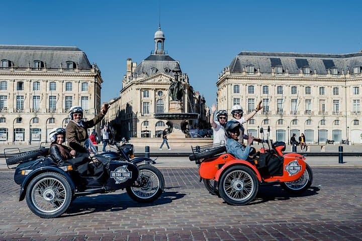 Bordeaux Sidecar Sightseeing: Private Retro Ride Through the City