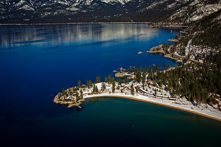 Helicopter Tour to Sand Harbor & Marlette Lake — Lake Tahoe Aerial Flight