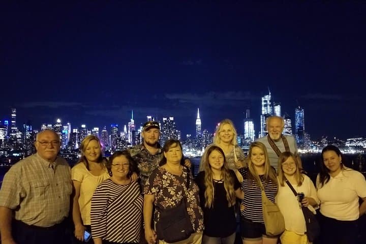 New York City Skyline at Night Guided Tour from Jersey Waterfront