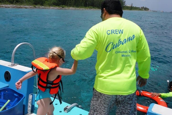 VIP Glass-Bottom Boat and Snorkeling: 3 Reefs in Cozumel photo 4
