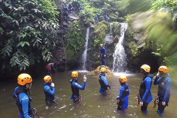 Canyoning in Ribeira Grande — Azores River Rappelling & Natural Waterpark photo 2