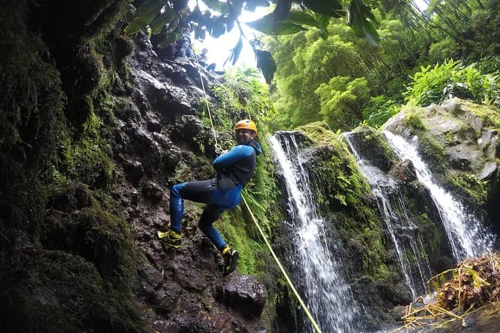 Canyoning in Ribeira Grande — Azores River Rappelling & Natural Waterpark