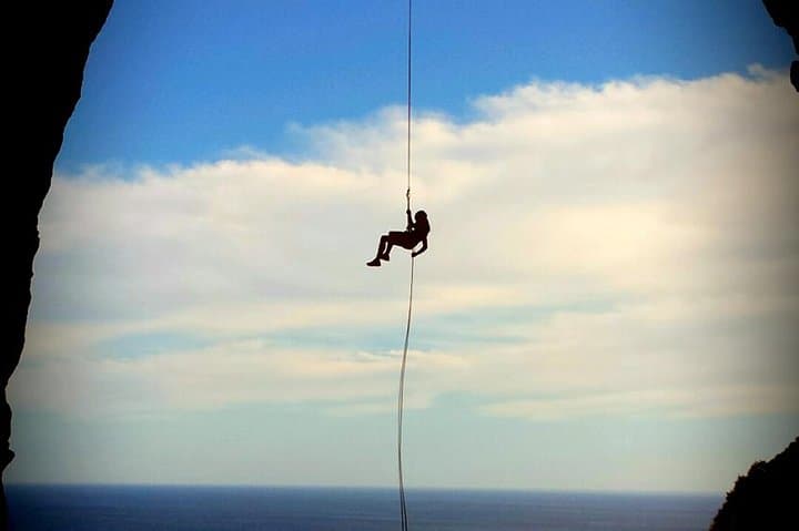Rock Climbing and 35m Rappel at Ladiko, Rhodes — Via Ferrata Half-Day Adventure photo 2