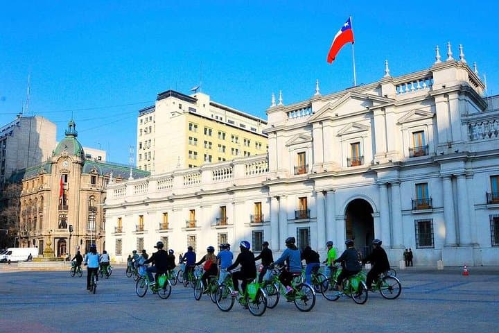 Bike Tour through Old Santiago de Chile — Historic Neighborhoods, Markets & Museums