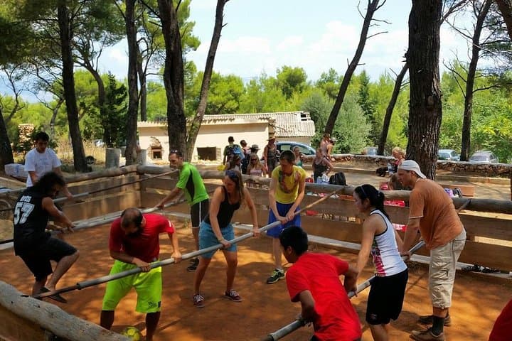 Beach Games and Giant Fun on Hvar: Human Table Football, Bocce & Giant Boxing photo 1