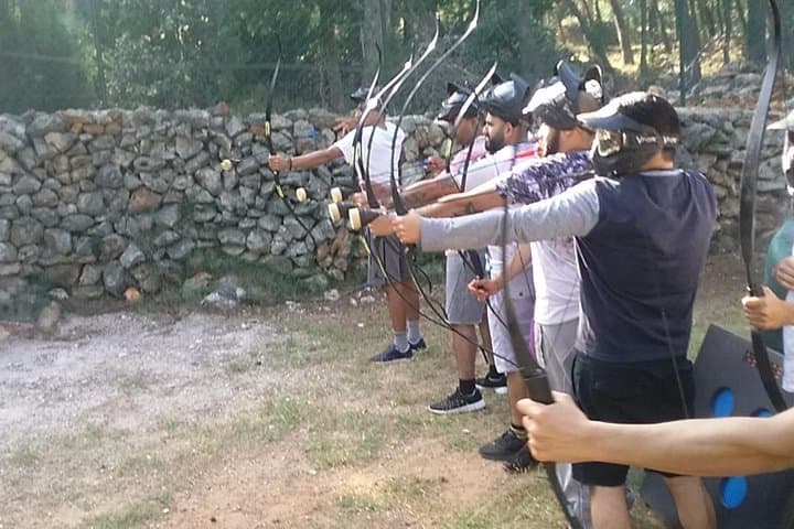 Battle Archery in Hvar: 1-Hour Forest Combat at Adventure Park Jelsa photo 4
