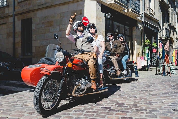 Bordeaux Sidecar Sightseeing: Private Retro Ride Through the City photo 3