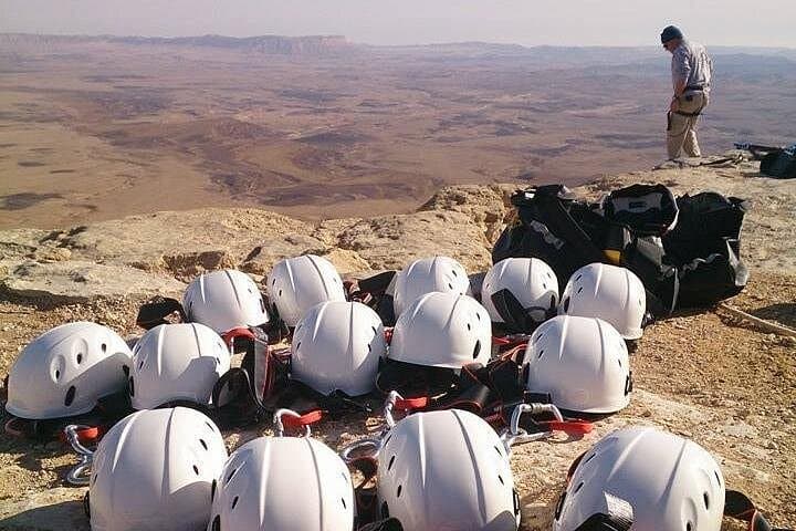 Ramon Crater Rappel and 4x4 Jeep Combo: Rappel, Geology & Desert Views photo 1