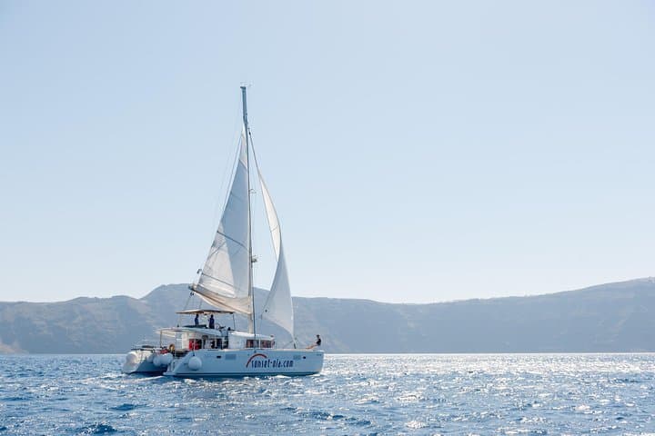 Santorini Catamaran Cruise with BBQ, Snorkeling & Hot Springs photo 5