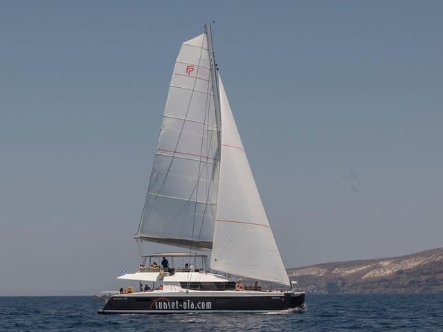 Santorini Luxury Catamaran Cruise: BBQ, Hot Springs & Caldera Swim photo 5