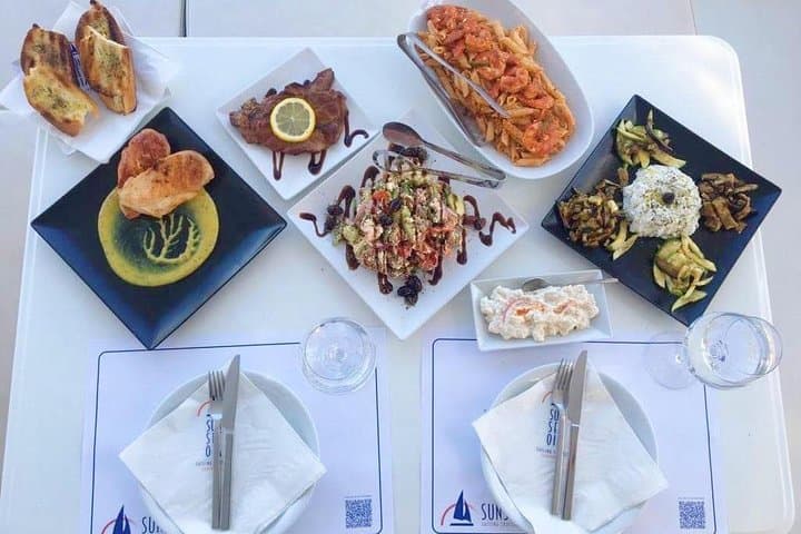 Santorini Luxury Catamaran Cruise: BBQ, Hot Springs & Caldera Swim photo 6