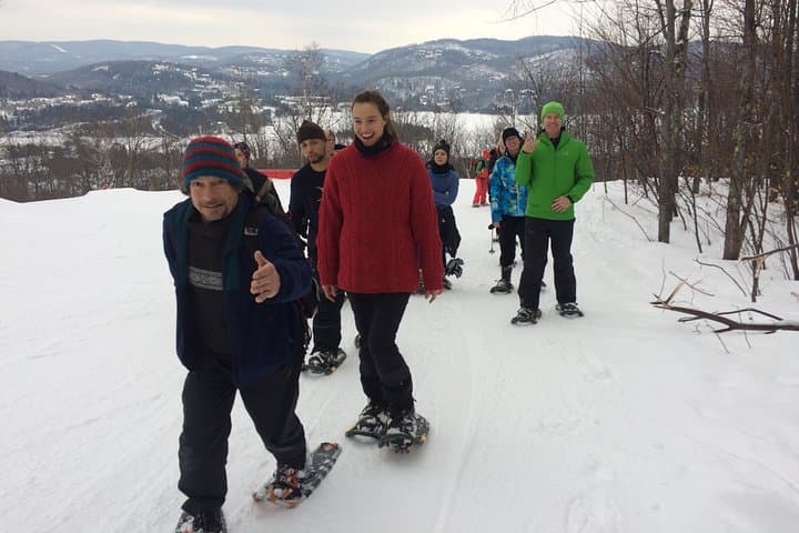 Fire Man Guided Snowshoe Tour in Mont-Tremblant: Winter Snowshoe Experience