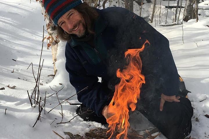 Fire Man Guided Snowshoe Tour in Mont-Tremblant: Winter Snowshoe Experience photo 2