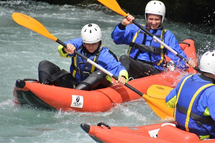 Mini Rafts on the Sesia River: Self-Run Inflatable Canoes in Piedmont