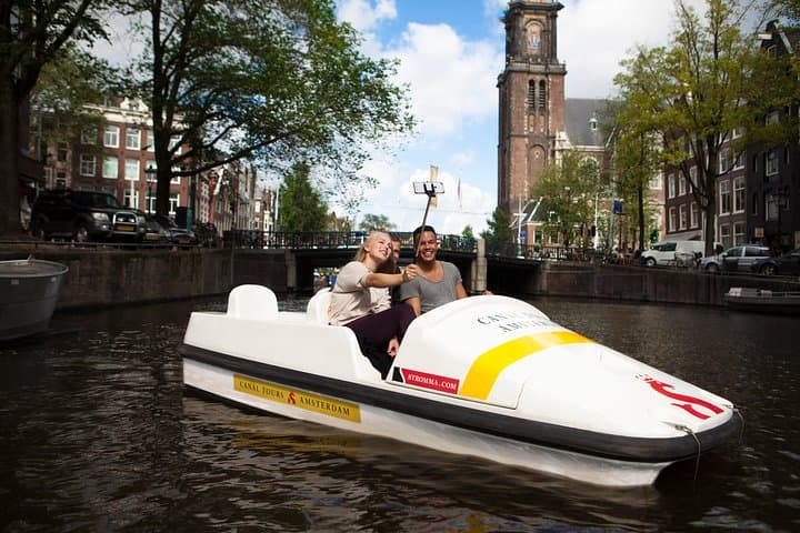 Amsterdam Canal Pedal Boat Rental: Independent 1-Hour Cruise photo 1