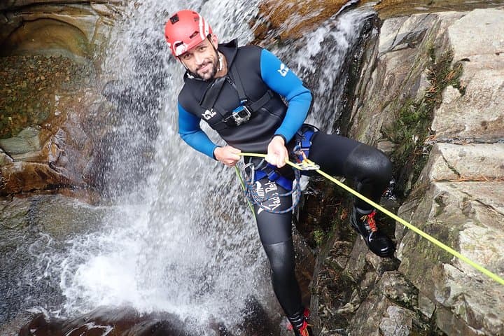 Canyoning at Bruar Falls: Rappels, Slides and Jumps in Perthshire