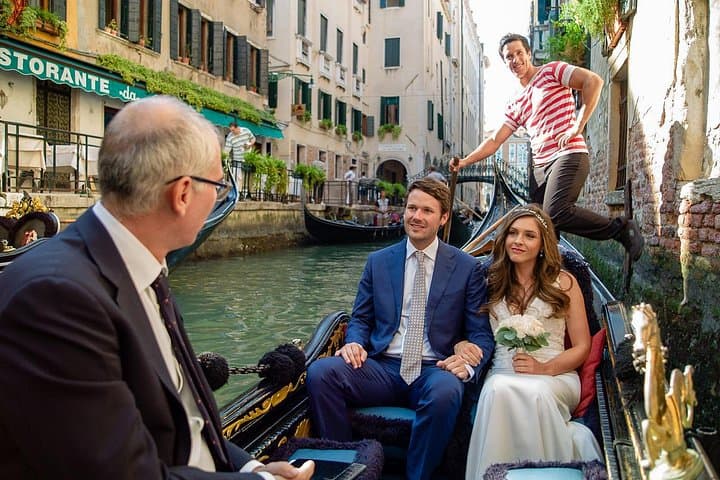 Renew Your Wedding Vows in a Private Venetian Gondola — Grand Canal Ceremony photo 4