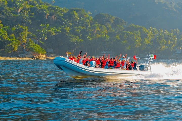 Puerto Vallarta Adrenaline Circuit: Zipline, Waterfall Rappel & Speedboat Rush photo 2