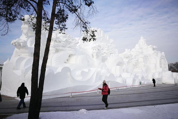 Harbin Sun Island Snow Fair: Small-Group Ice Slides, Snow Tubing & Frozen-Lake Fun photo 5