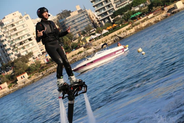 Flyboard Teaser Flight in Malta — Learn to Fly Above the Mediterranean (20–35 min)