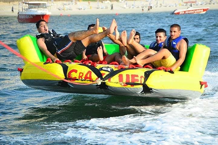 Dubai Marina Inflatable Rides: Banana, Donut & Fly Fish Thrills photo 3