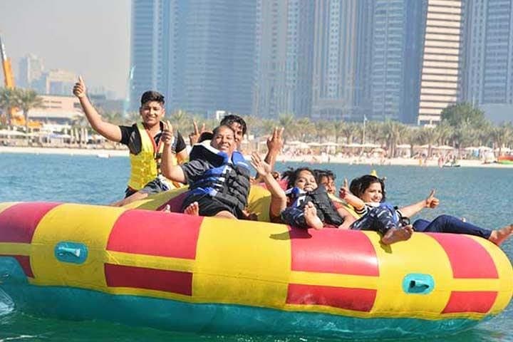 Dubai Marina Inflatable Rides: Banana, Donut & Fly Fish Thrills photo 4