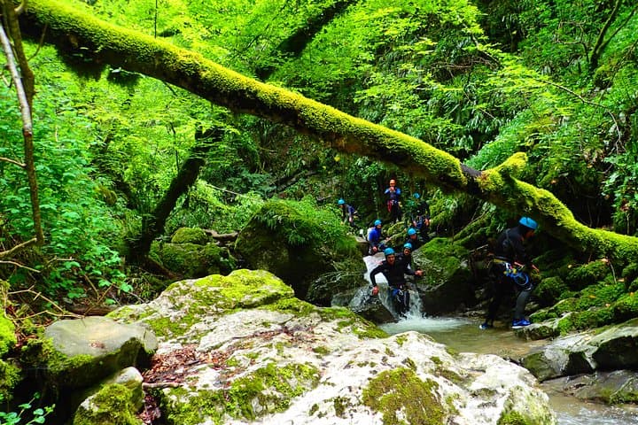 Canyoning Angon: Abseils, Slides and Waterfalls Overlooking Lake Annecy photo 4