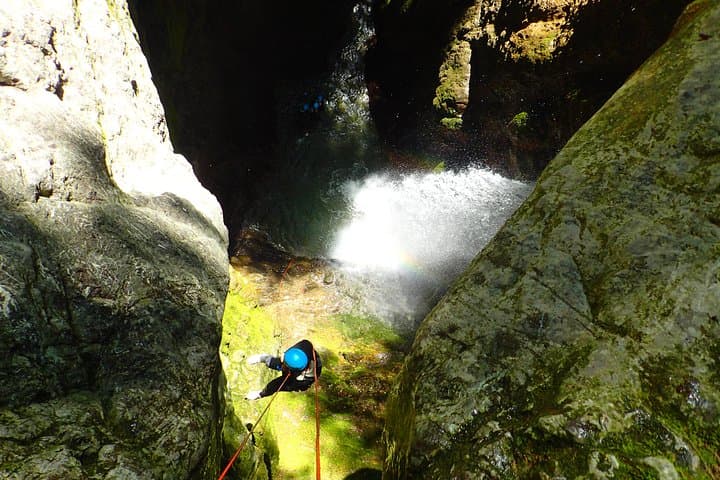 Canyoning Angon: Abseils, Slides and Waterfalls Overlooking Lake Annecy photo 6