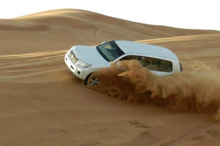 Morning Dune Bashing & Camel Ride: Private 4x4 Dubai Desert Safari
