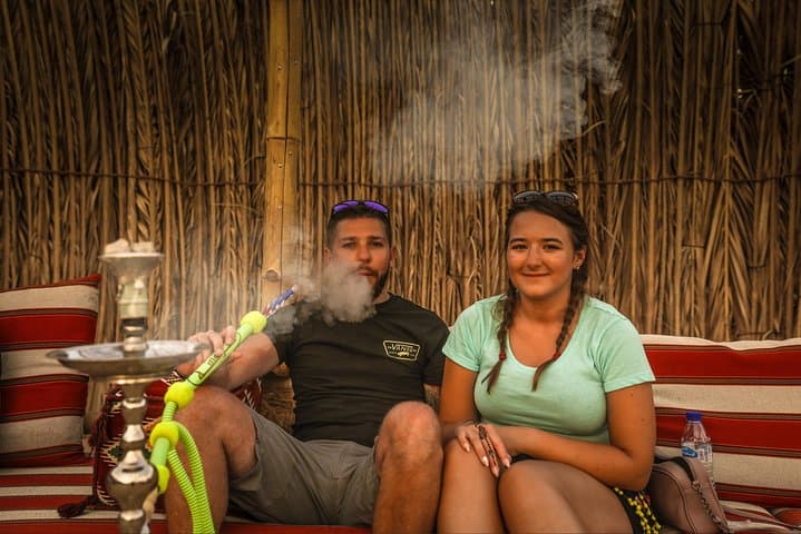 Dubai Sunset Camel Trekking and BBQ Dinner: Evening Desert Camp Experience photo 3