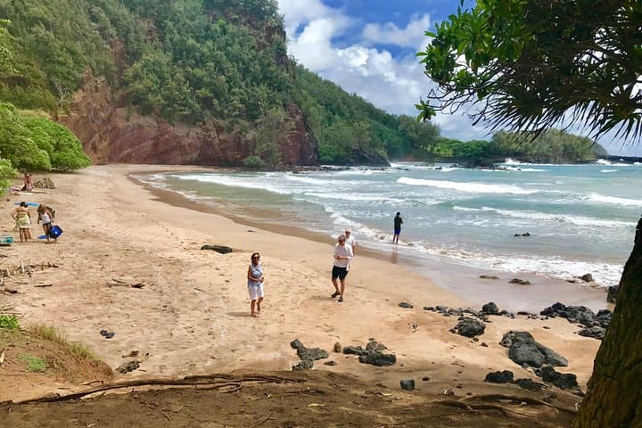 Private Hana Beaches Tour: Waianapanapa Black Sand, Hamoa & Hookipa photo 4