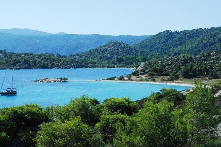 Halkidiki Blue Lagoon Pirate Boat Cruise from Thessaloniki